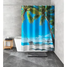 KLEINE WOLKE Duschvorhang Bahamas 180 x 200 cm bunt