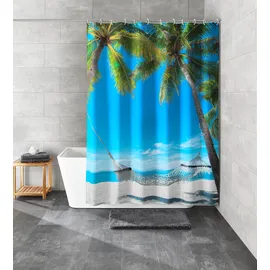 KLEINE WOLKE Duschvorhang Bahamas 180 x 200 cm bunt