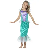 Smiffys Partyanzug Meerjungfrau Kinderkostüm türkis-violett blau 116/128 (4-6 Jahre)