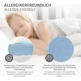 ML-Design Hausbett 80 x 160 cm Kiefer weiß