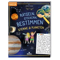 Moses Rätseln, Stickern, Bestimmen - Sterne & Planeten