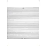 LIEDECO Klemmfix Plissee Ranke weiß, verspannt weiß