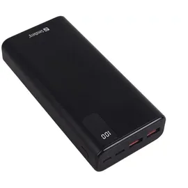 Sandberg Powerbank 20000 mAh USB-C PD 20W schwarz