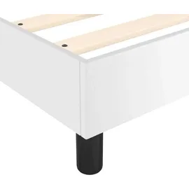 vidaXL Boxspringbett 160 x 200 cm Weiß