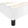 vidaXL Boxspringbett 160 x 200 cm Weiß