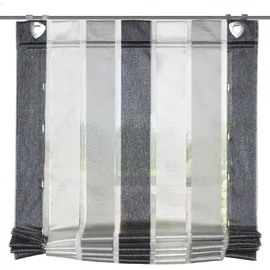 Home fashion Raffrollo LOSANA 80 x 130 cm grau