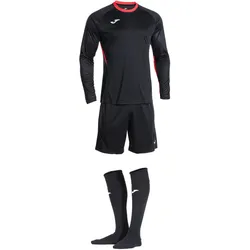 JOMA Zamora X Torwartset Kinder 119 - schwarz/flourkorall 128