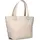 Zwei Cleo Shopper Tasche 42 cm weiss