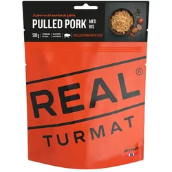 Trekkingnahrung Pulled Pork mit Reis Outdoornahrung Outdoor Mahlzeit Notration One Size