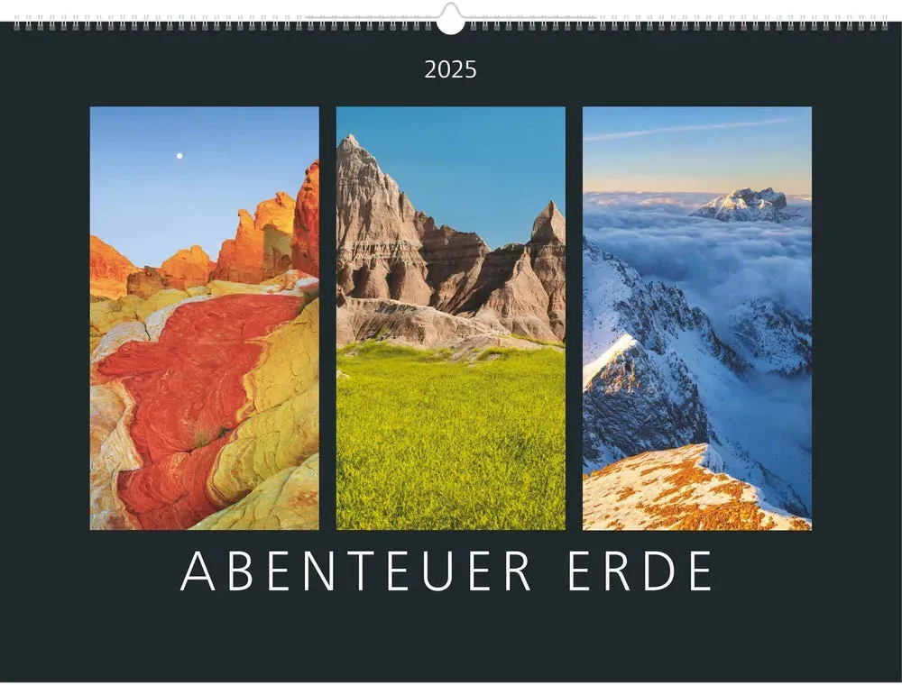 Abenteuer Erde Kalender 2025 - Wandkalender 2025