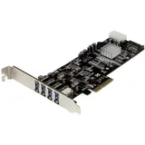 Startech StarTech.com 4 Port USB 3.0 PCI Express Schnittstellenkarte 2 5gb/s Kanälen Uasp