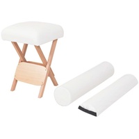 VidaXL Massage-Klapphocker mit 12 cm Dickem Sitz & 2