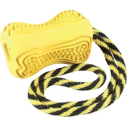 Zolux Toy for dog Titan, rubber, size S, yellow (Hundespielzeug), Hundespielzeug
