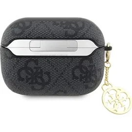 GUESS GUAP2G4GSMK AirPods Pro 2 Cover schwarz/schwarz 4G Charm Collection - Schwarz