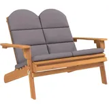 vidaXL Adirondack 126 x 51 x 90 cm Braun