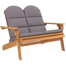 vidaXL Adirondack 126 x 51 x 90 cm Braun