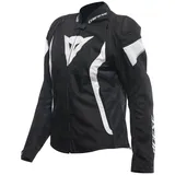 Dainese - Avro 5 Tex Jacket Wmn, Textil-Motorradjacke, mit Protektoren, Frau, Schwarz/Weiß/Schwarz, 46