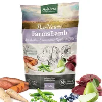 AniForte Trockenfutter FarmsLamb - Herzhaftes Lamm mit Süßkartoffeln Futter 12,5 kg