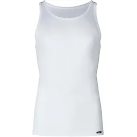 SKINY Herren 2er Pack - Tank Top DP, ärmellos, Feinripp, Baumwolle Weiß M