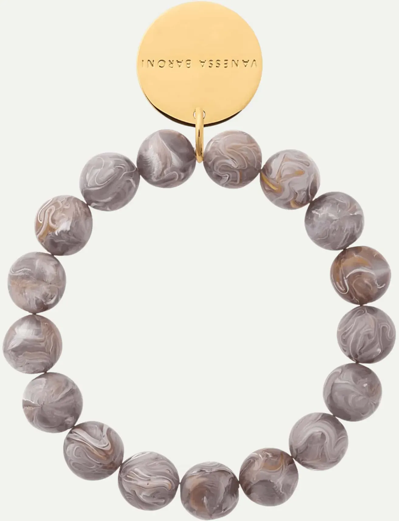 Mini Beads Flex Bracelet Grau