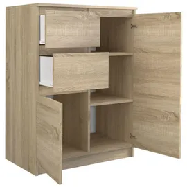 Top e shop Malwa 70 x 97 x 40 cm Sonoma / Weiß