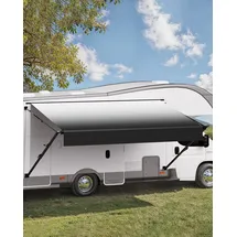 Vevor Wohnwagen Markise universelle einziehbare Markise 426,7 cm Schwarz