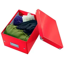 Leitz Click & Store WOW Aufbewahrungsbox 7,4 l rot 21,6 x 28,2 x 16 cm