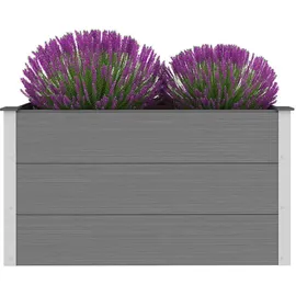 vidaXL Garten-Hochbeet WPC 100 x 50 x 54 cm Grau