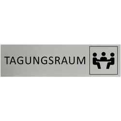 CombiCraft Aluminium Türschild Tagungsraum 165x45mm mit 3M-Tape