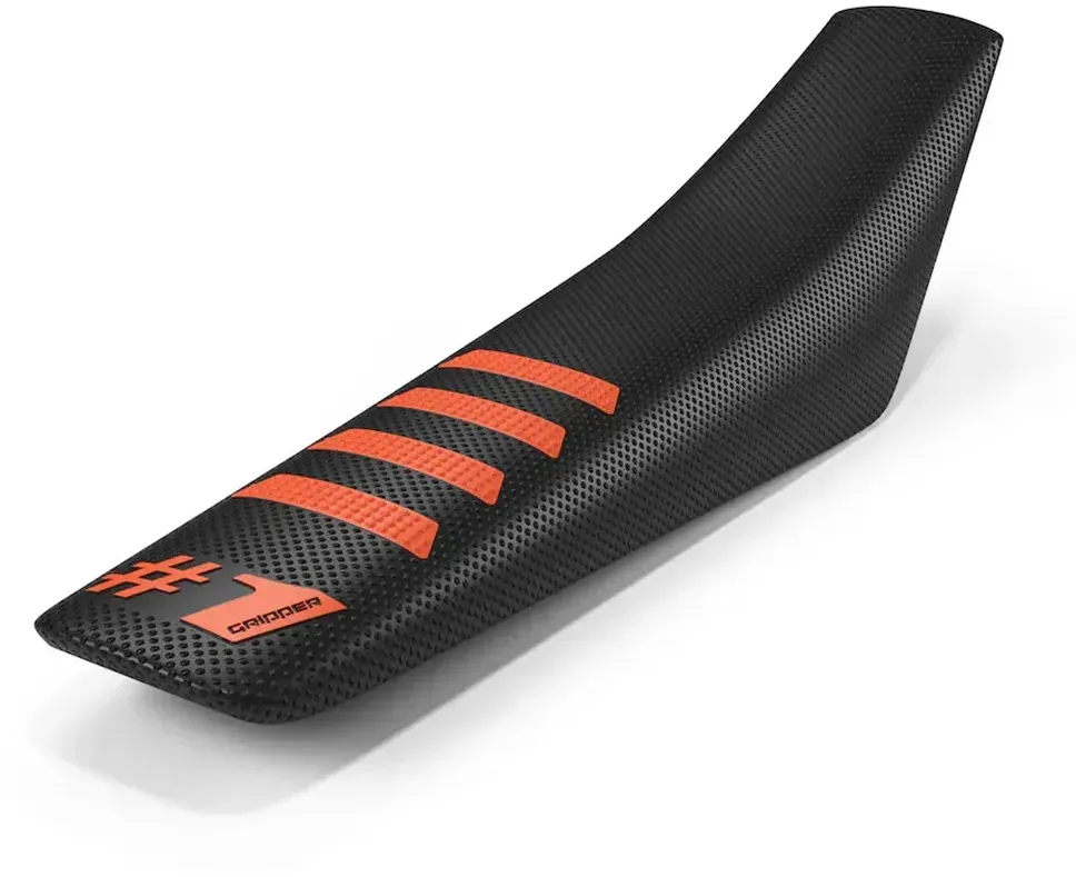 Onegripper Ribbed Sitzbezug - Black / Orange - One Size