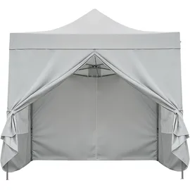 Konifera Faltpavillon Valencia Lux 3 x 3 m inkl. 4 Seitenteile Weiß