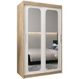 abiks möbel Schwebetürenschrank Promo 120 x 200 x 62 cm Weiß