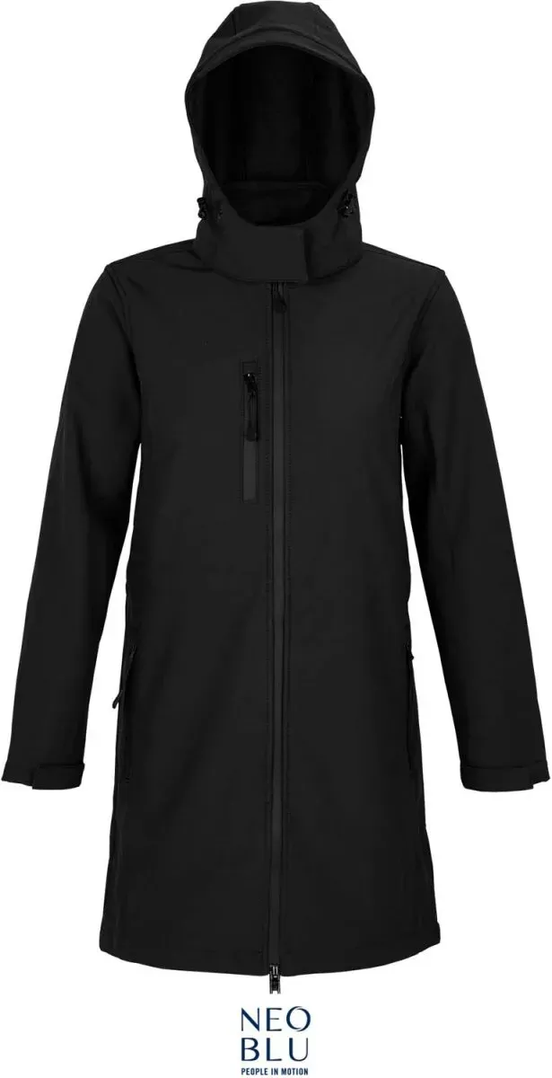 NEOBLU Damen 3-Lagen Softshell Mantel Softshell-Jacke Achille Women deep black 3XL