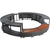 Estexo Whirlpool Umrandung grau 200 cm