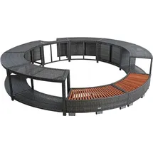 Estexo Whirlpool Umrandung grau 200 cm