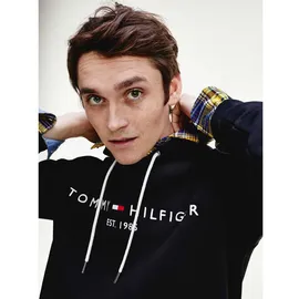 Tommy Hilfiger Core Logo Kapuzenpullover Jet Black 2XL