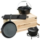 Hti-Living Kochtopf Set 9-teilig Dutch Oven