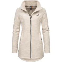 Ragwear Sweatshirt Strickjacke Miram Melange in Beige, EU L
