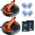 Vevor 2er Set Saugheber aus NBR Glasheber φ203mm Vakuumheber Belastbarkeit 99-278kg Glassauger Betriebstemperatur -20-60°C Plattenheber Vakuum Saugnapf mit ABS-Griff inkl. Aufbewahrungsbox Handschuhe