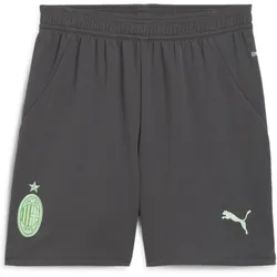 AC Milan 24/25 Shorts Jugendliche PUMA Shadow Gray Fresh Mint Green Gr. 128  - 8 Jahre