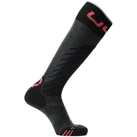Uyn One Merino Skisocken Damen anthracite/pink 39-40