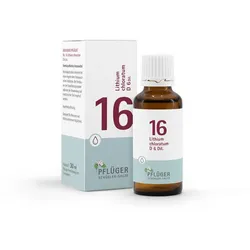 Schüßler-Salz Nr. 16 Lithium chloratum D6 30 ml