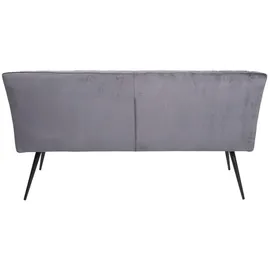 berlinlodge Sitzbank Dunkelgrau 160 x 90 x 60 cm