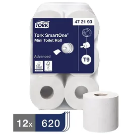 TORK Toilettenpapier SmartOne Mini 2-lagig 12 Rollen