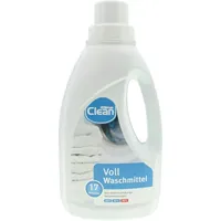 Elina Clean Waschmittel (6X1L) Waschmittel Vollwaschmittel CLEAN 1L für 17 WL. D