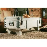 Couchtisch Truhe Kiste Beistelltisch Sofatisch Antik Stil Shabby Chic Holzmöbel