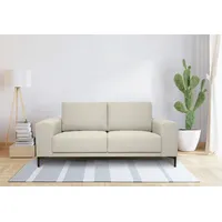 PLACES OF STYLE »Xander«, Breite 164 cm, Webstoff, Soft-Touch Chenille, schwarze Metallfüßen