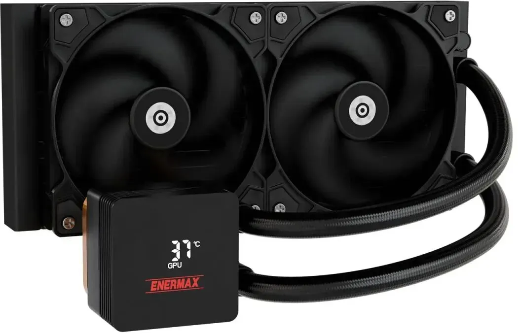 Enermax ELC-LMIV240-SF Computerkühlsystem Prozessor All-in-One-Flüssigkeitskühler 12 cm Schwarz