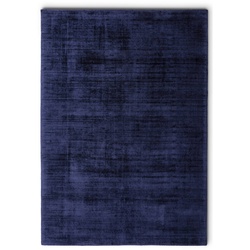 Teppich Milano 170 x 235 cm Viskose Blau