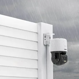ANNKE I81EM 3K 5 MP PoE Dome Überwachungskamera mit Schwenk- und Neigefunktion, Nachtsicht in Farbe - Weiß